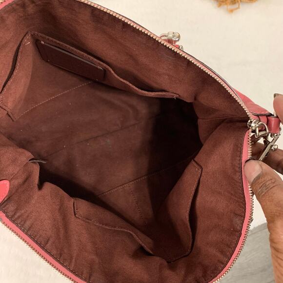 Coach Women's Small Kelsey Satchel Strawberry - Picture 5 of 9